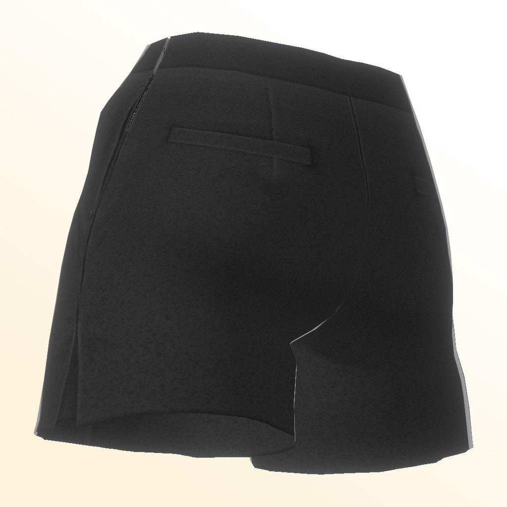 ちょっと短すぎたかもしれないタックショートパンツ【VRoid用衣装】