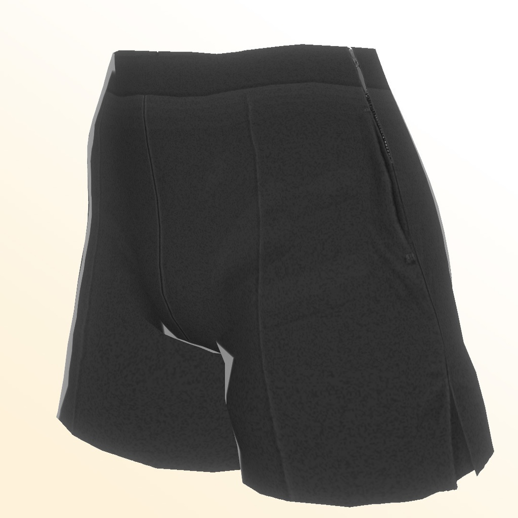 ちょっと短すぎたかもしれないタックショートパンツ【VRoid用衣装】