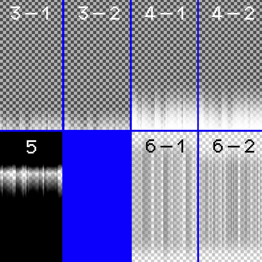 ちょい足し髪の毛マテリアル用透過PNG【VRoid髪型用】