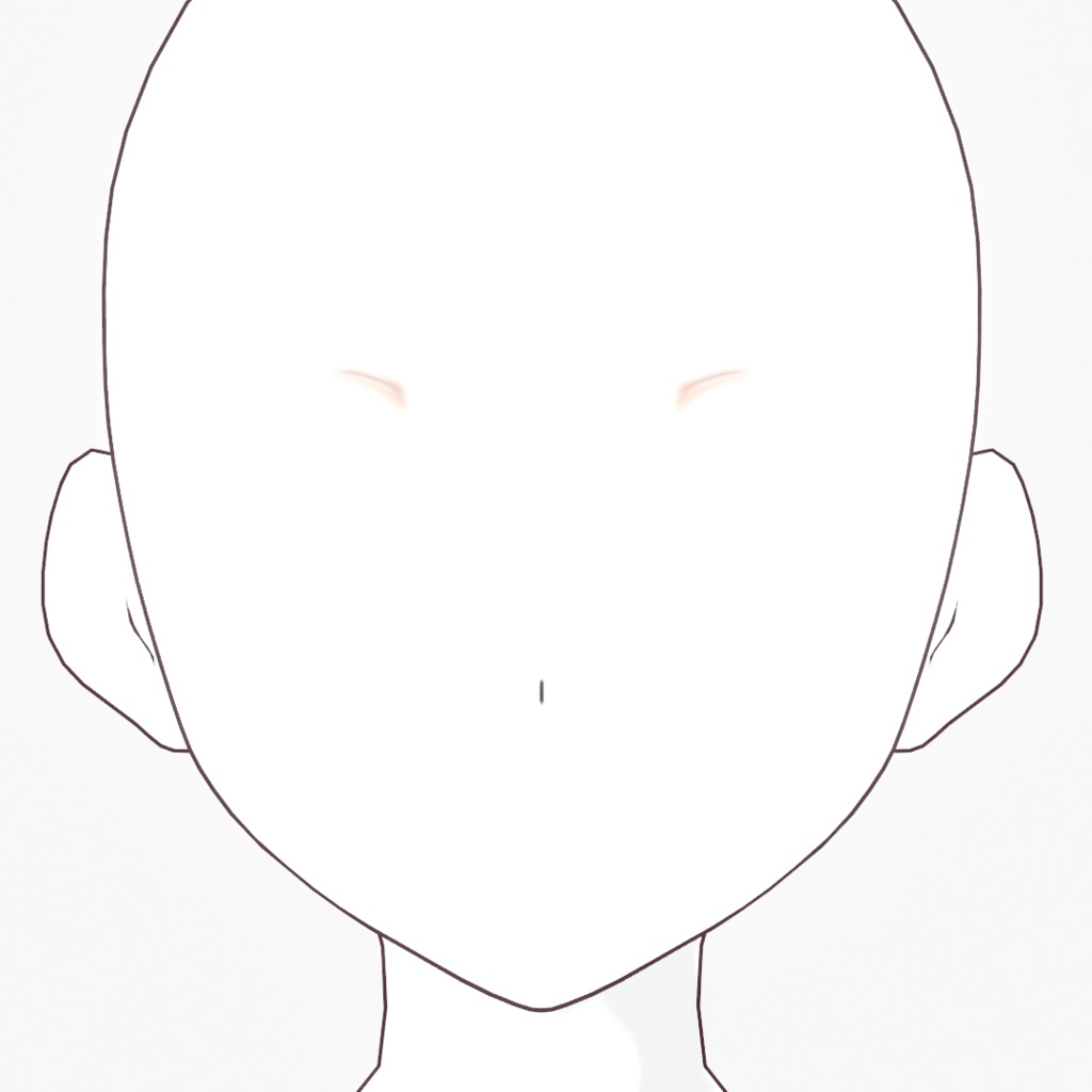 まつ毛ばっちりめの目まわりメイクセット【VRoid用アイテム】