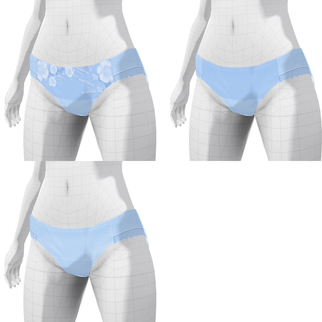 無難な下着セット【VRoid用衣装】