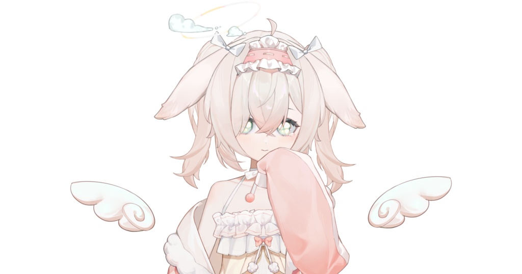 【live2dモデル】眠るうさぎ【VTS対応】