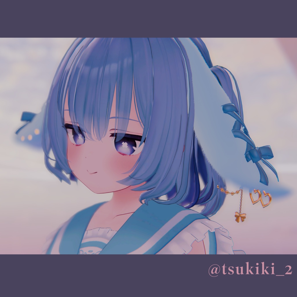 【VRChat】Lop ear【うさ耳/しっぽ】