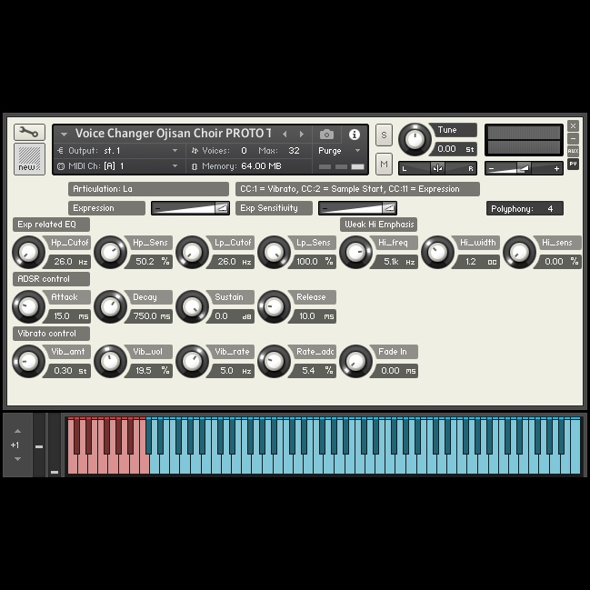 [無料] ボイチェンおじさんコーラス音源 試作版