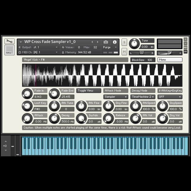 [無料] WP Cross Fade Sampler