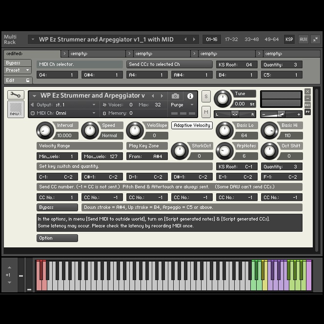 [無料] WP Ez Strummer and Arpeggiator