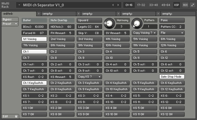 WP MIDI Ch Separator [Kontakt MIDI Tool]