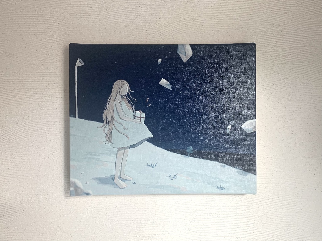 キャンバスプリント(イラストカード付き)