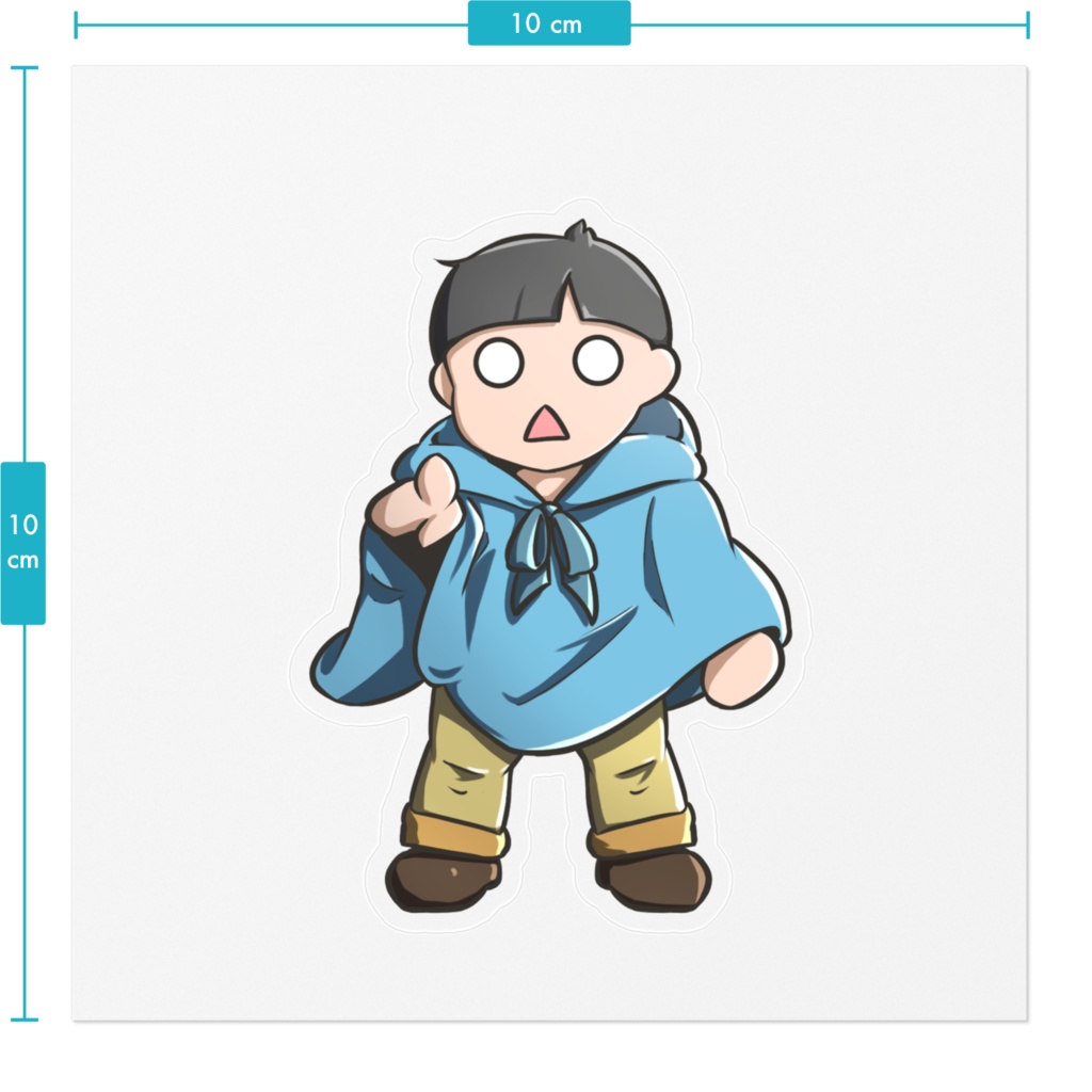 浅深メンバーステッカー【ポンチョ】