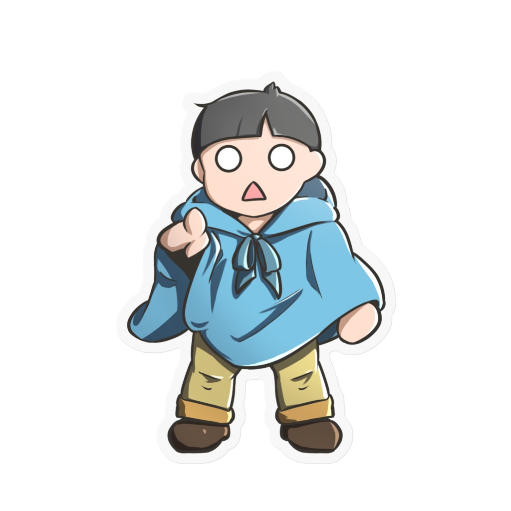 浅深メンバーステッカー【ポンチョ】