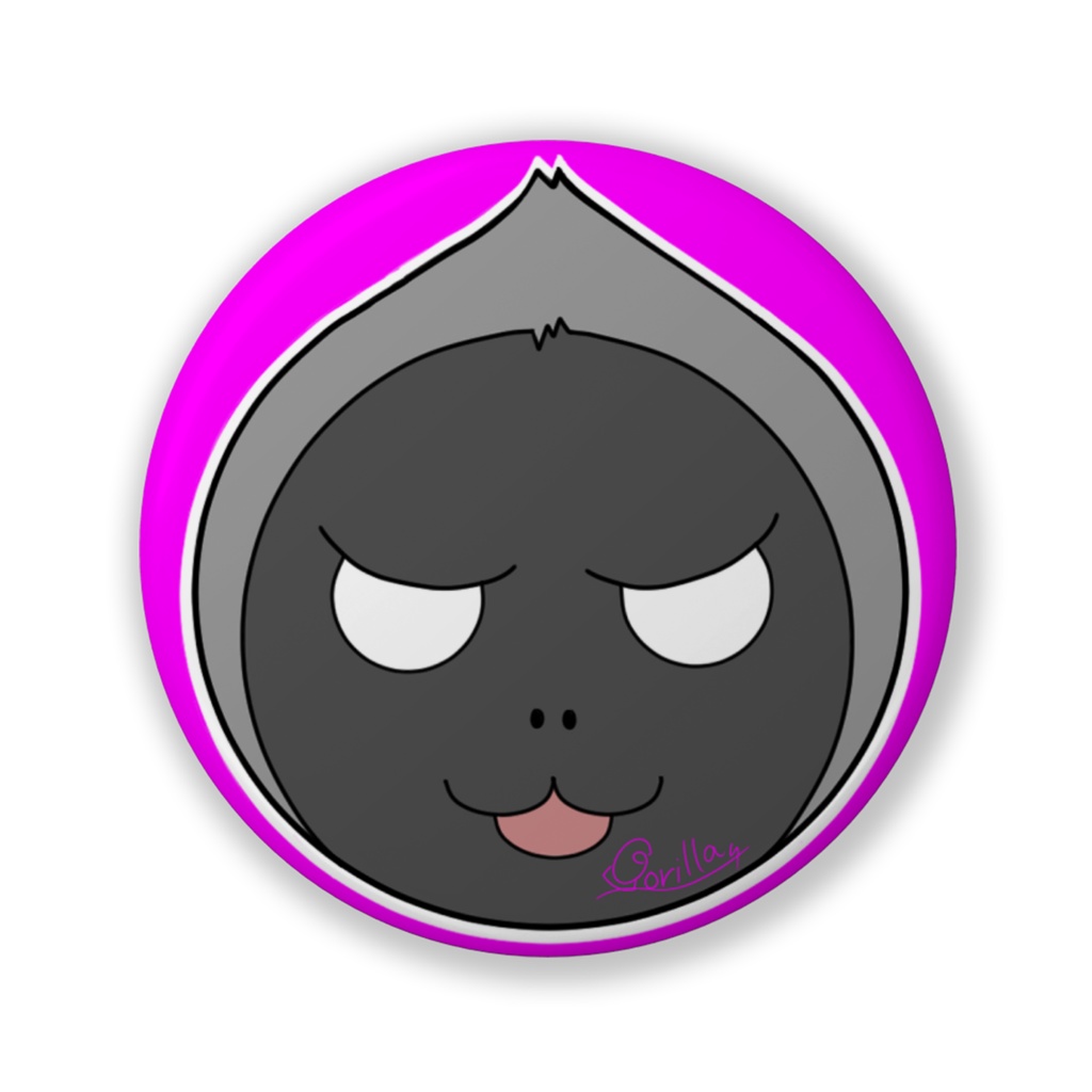 浅深メンバー缶バッジ【ゴリラ】