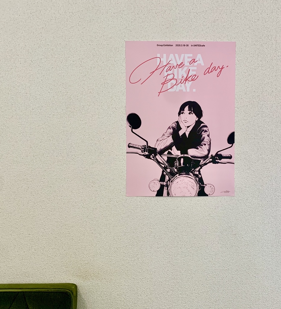 HAVE A BIKE DAY. "Waiting" ポスター