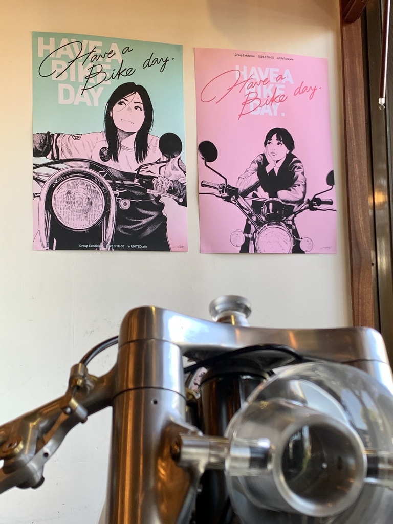 HAVE A BIKE DAY. "Waiting" ポスター