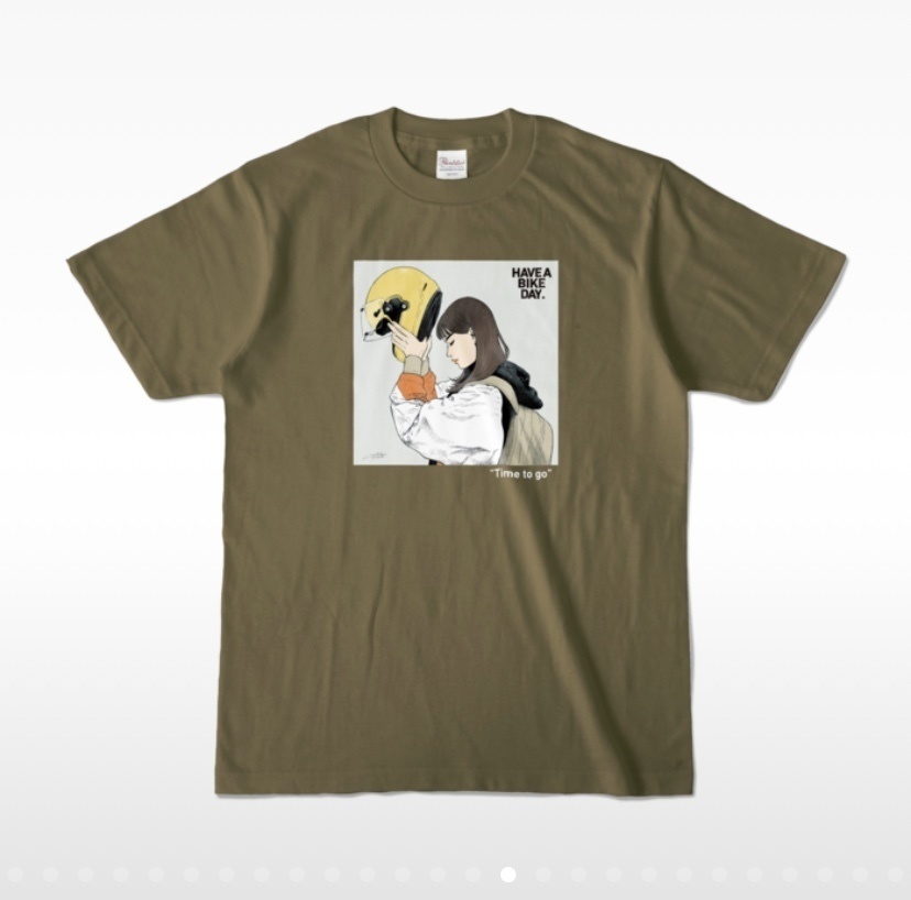 HAVE A BIKE DAY. Tシャツ "Time to go"