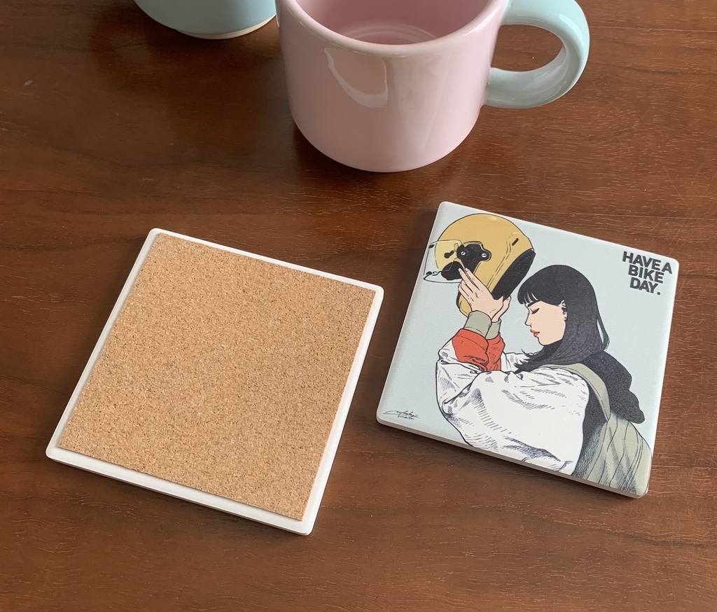 HAVE A BIKE DAY."Don't give up"コースター