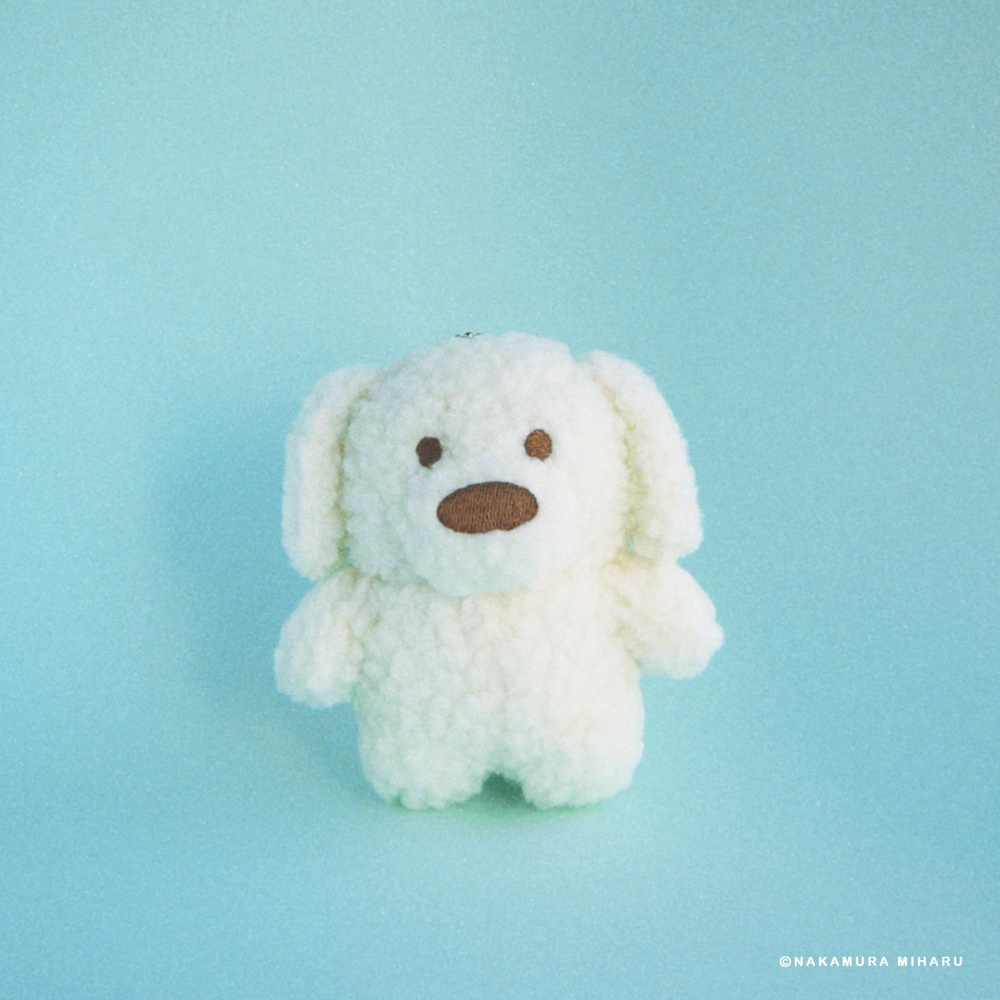 犬のぬいぐるみマスコット