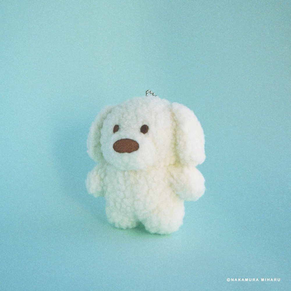 犬のぬいぐるみマスコット