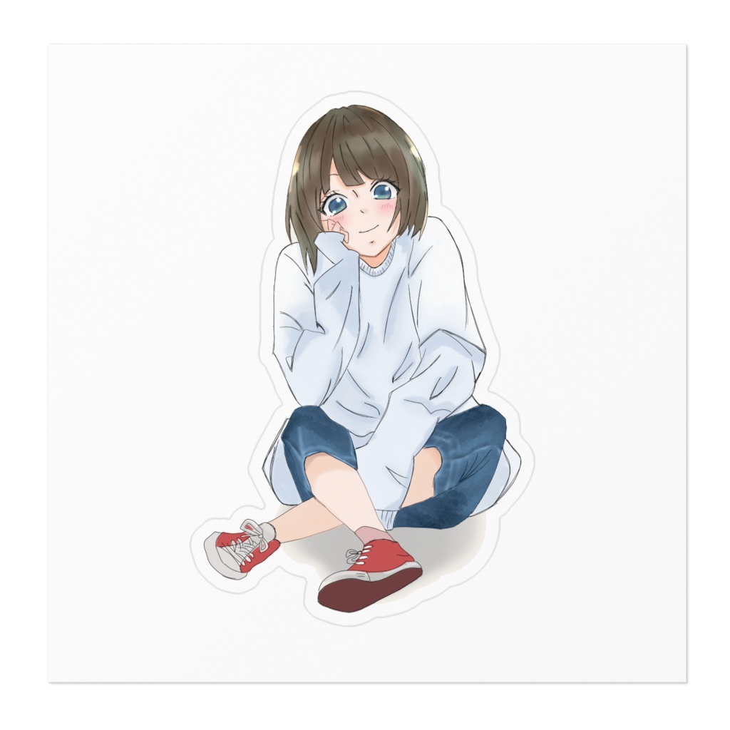 ステッカー 女の子 1