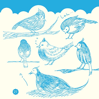 とりさんらくがき