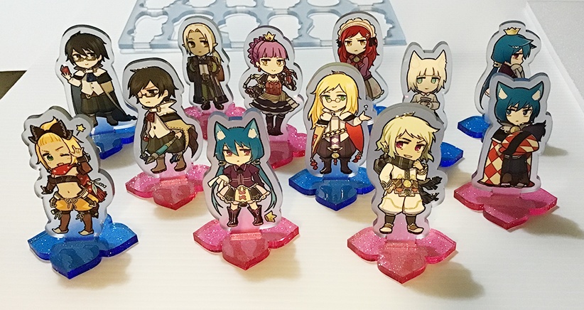 セブンスドラゴンアクスタ - 紫。online - BOOTH