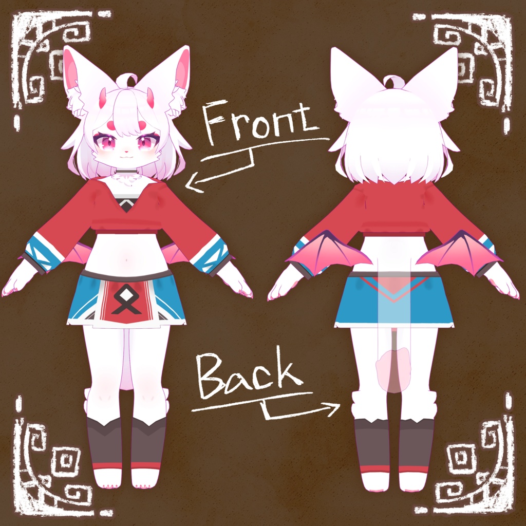 【Liebe対応衣装】コーラルふだんスタイル