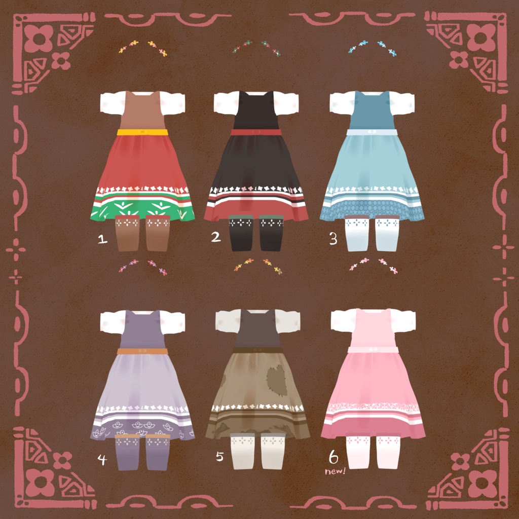 【リナ・灰島 対応衣装】はなばたけディアンドル