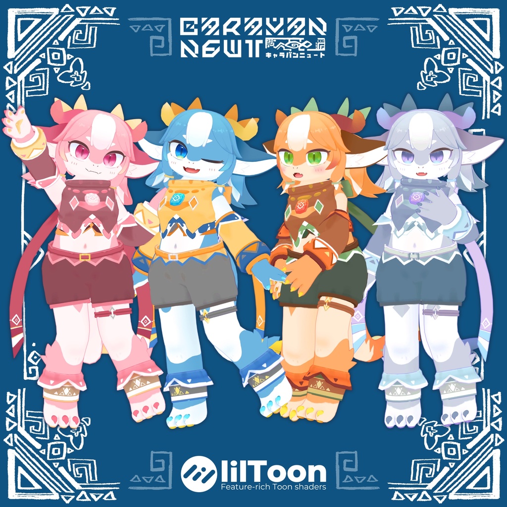 【オリジナル3Dモデル】シャララ-Syllara