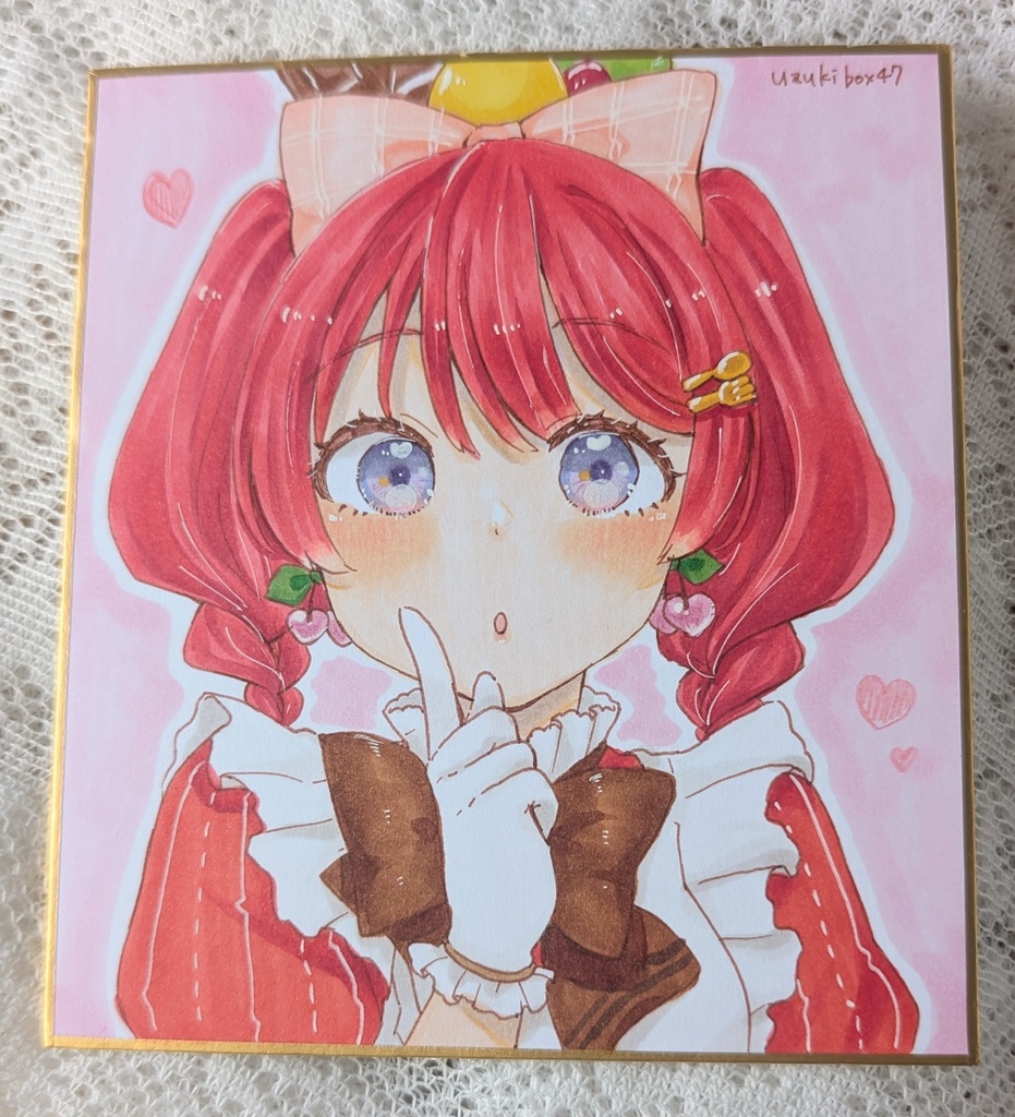 アプリコットちゃん色紙