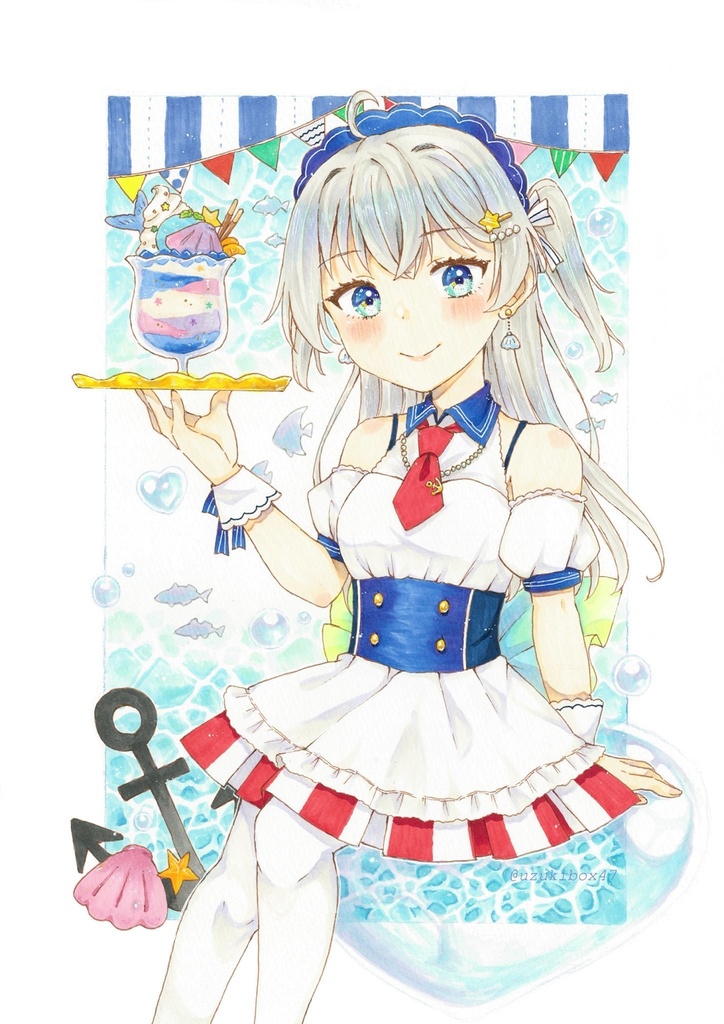 夏色★サマーガール！(A4原画)