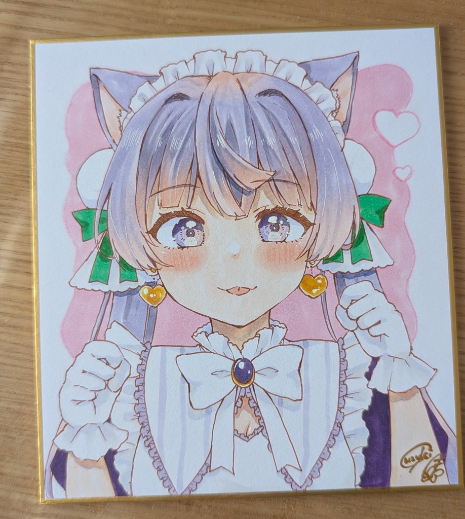 コピックイラスト寸松庵色紙 A