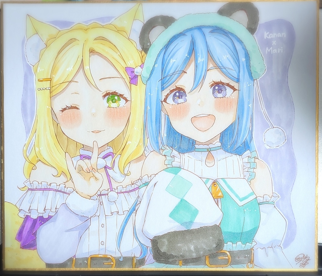 かなまりちゃん中色紙