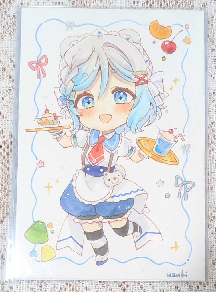 コピック原画フレームレス/しろくまの雪
