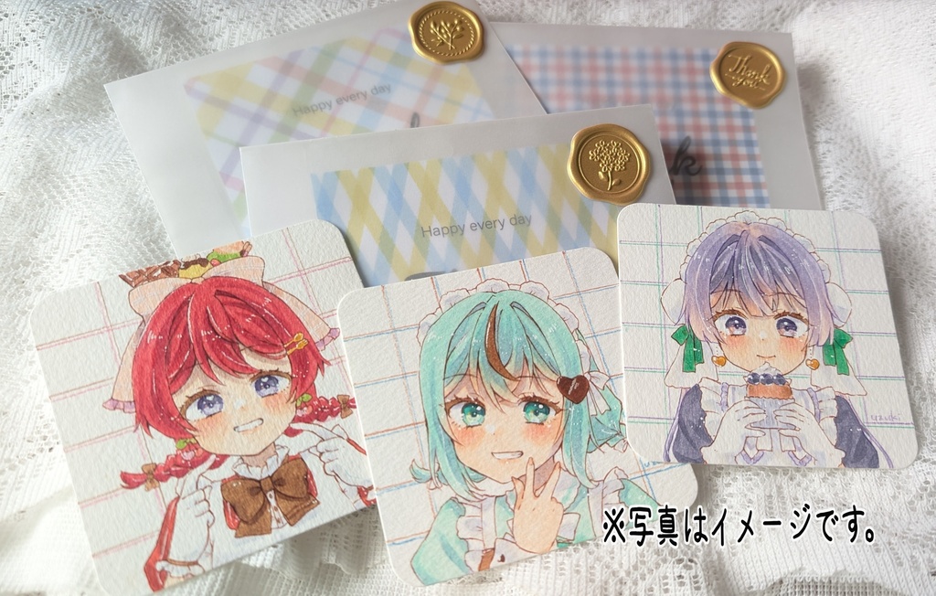 てのひらペーパー原画ガチャ