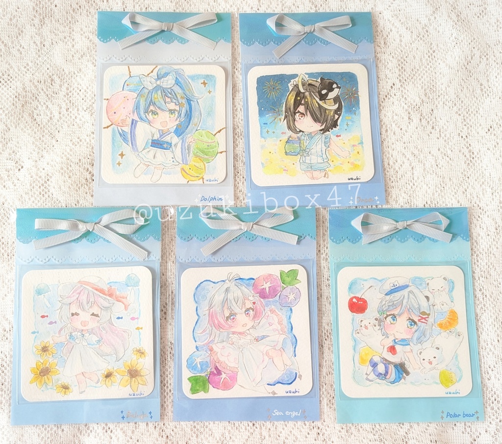 夏のフレームレス作品①~④