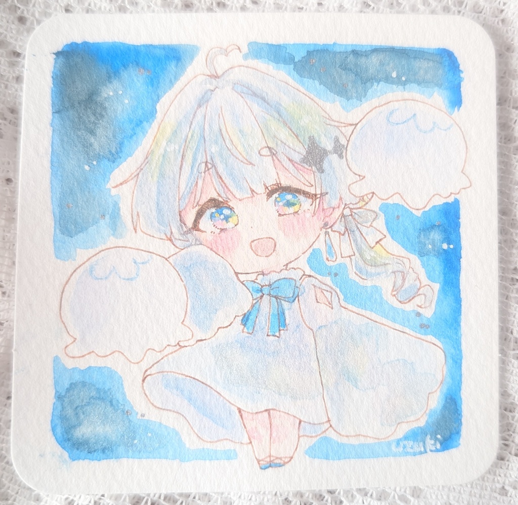 おばけくらげちゃん/てのひらペーパー