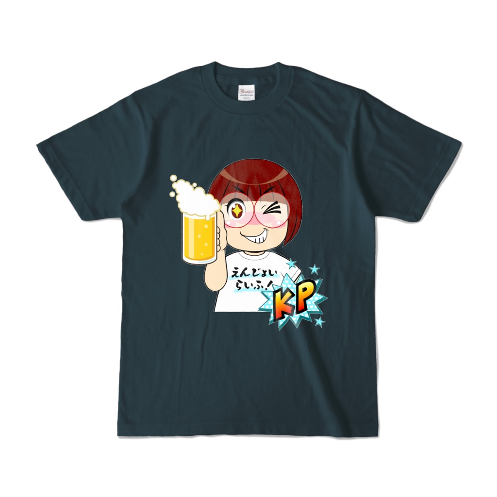 「KPりらくま配信用」Tシャツ:深山ちゃりedition