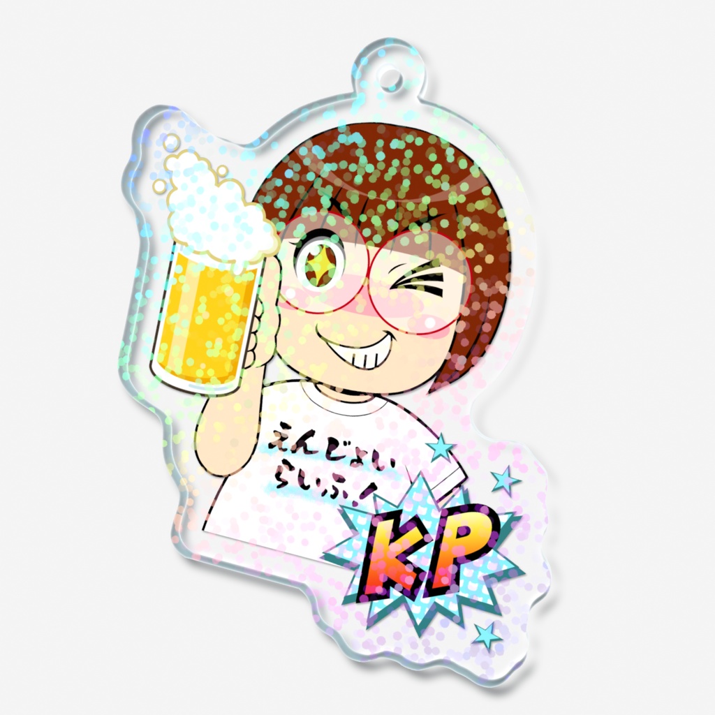【ホログラムアクリルキーホルダー】KP