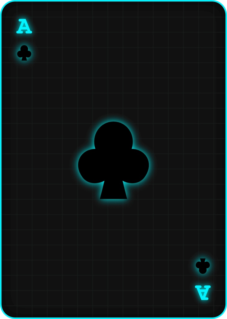 【商用可】サイバーパンク風 トランプ画像素材セット【52枚/高解像度PNG】