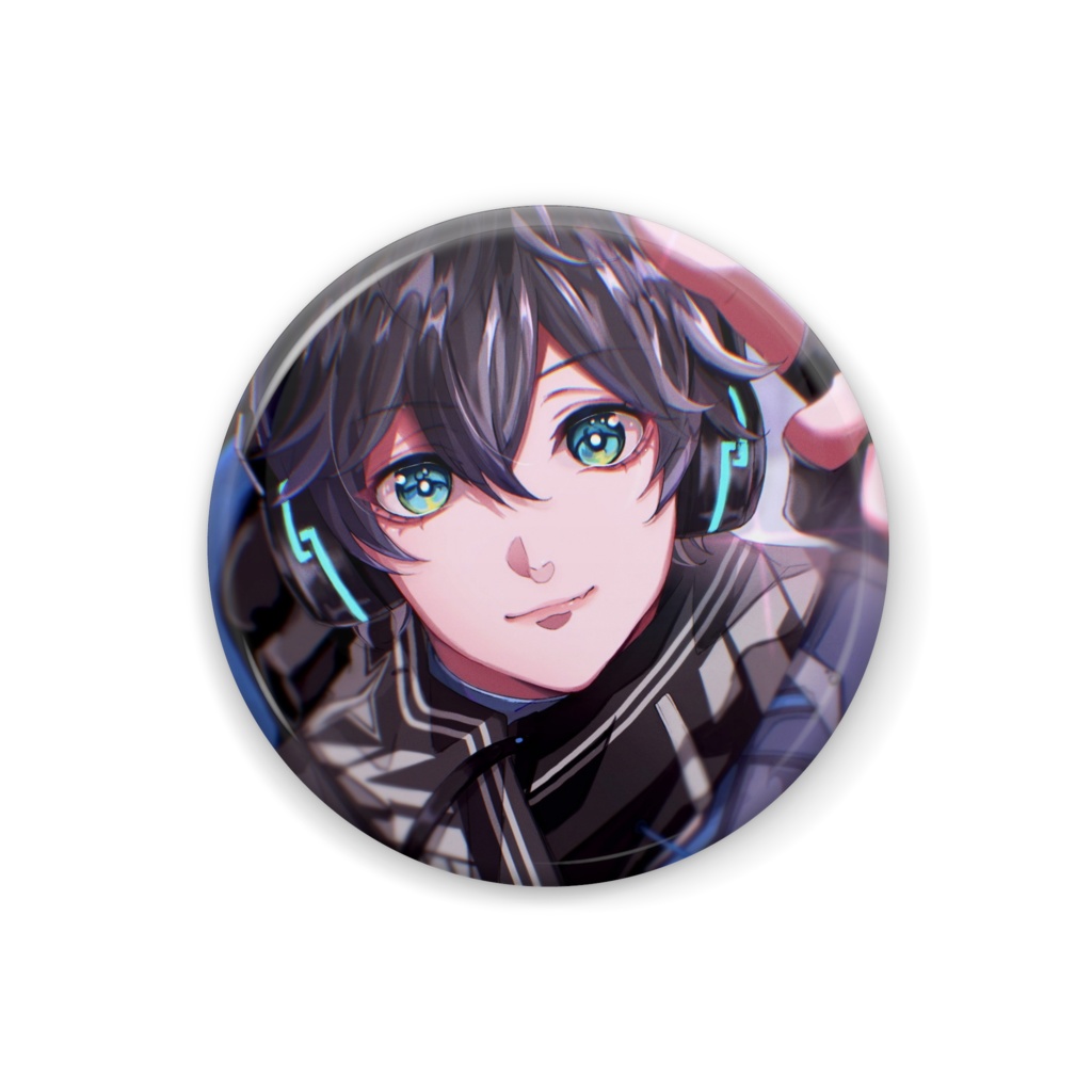 【ファンアート】アクシア缶バッチ