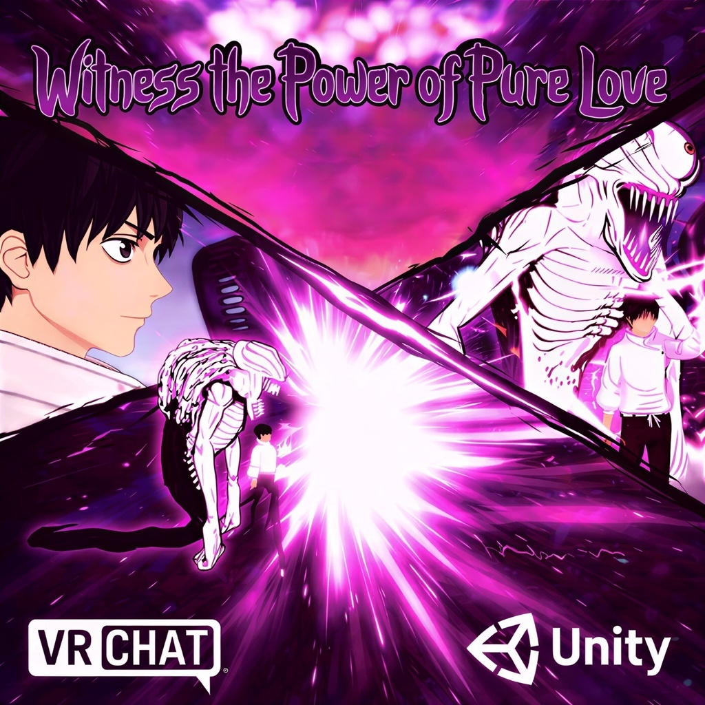 [VRChat] Witness the Power of Pure Love 🤍 Special Grade 3D Model & VFX Full Set