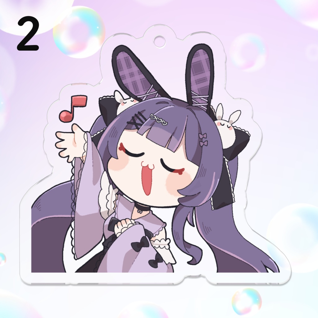 【再販】らびがちゃアクキー