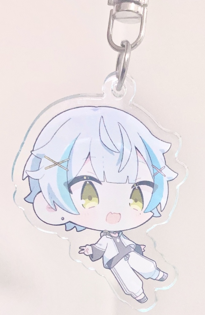 雪破千冬あくりるきーほるだー!!50×50(mm)【受注生産】