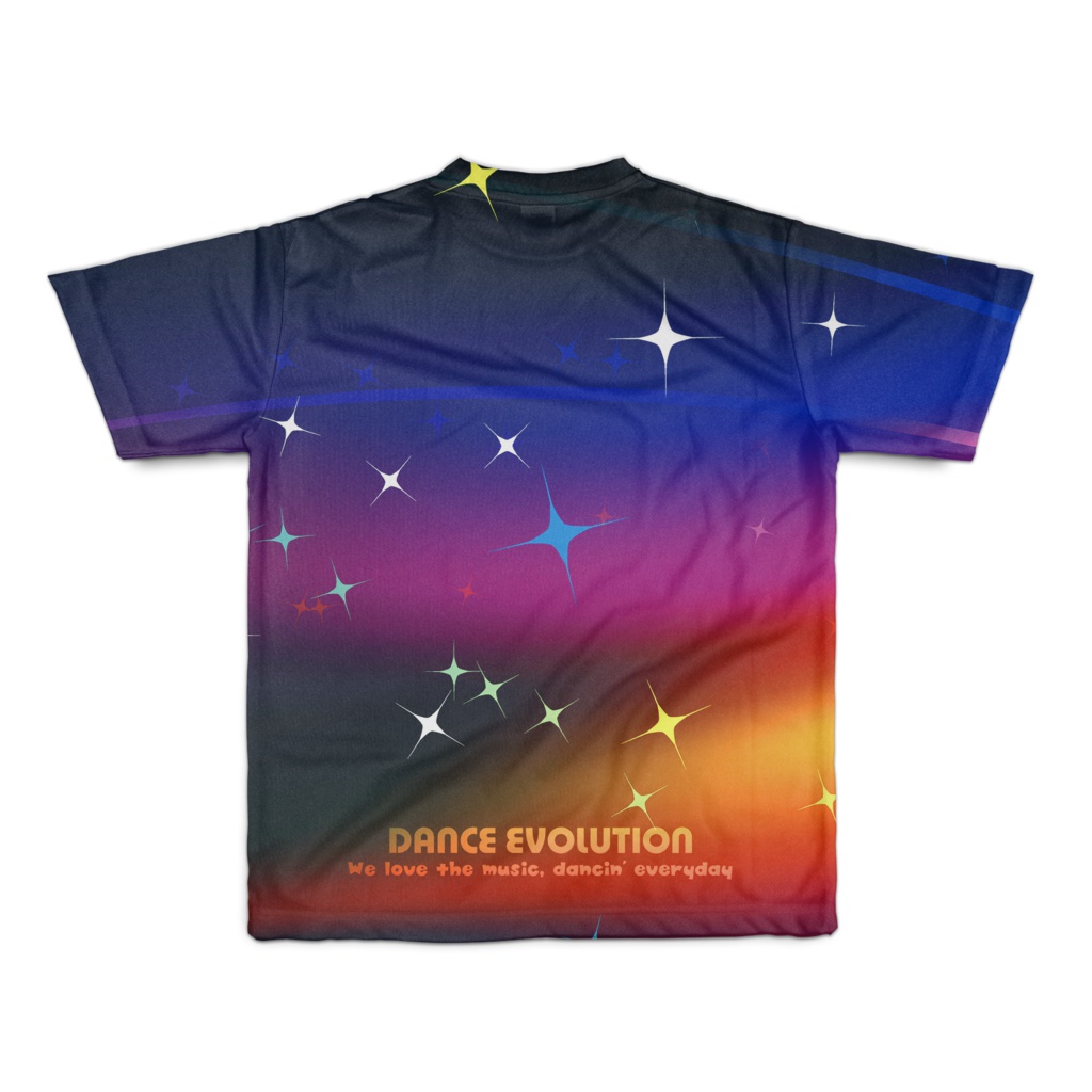 レインボーTシャツ 両面印刷