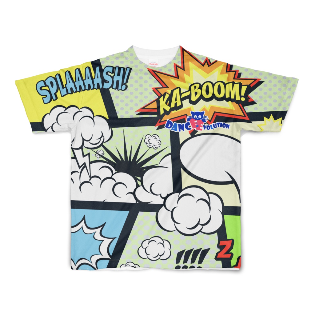アメコミ風Tシャツ グリーン
