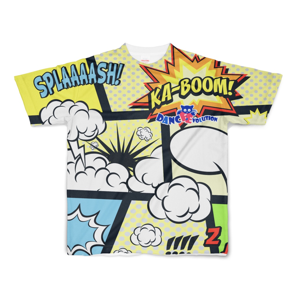 アメコミ風Ｔシャツ  イエロー