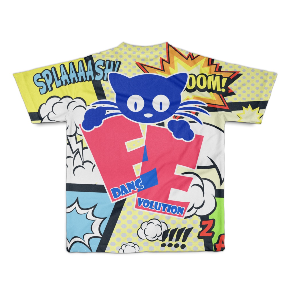 アメコミ風Tシャツ イエロー