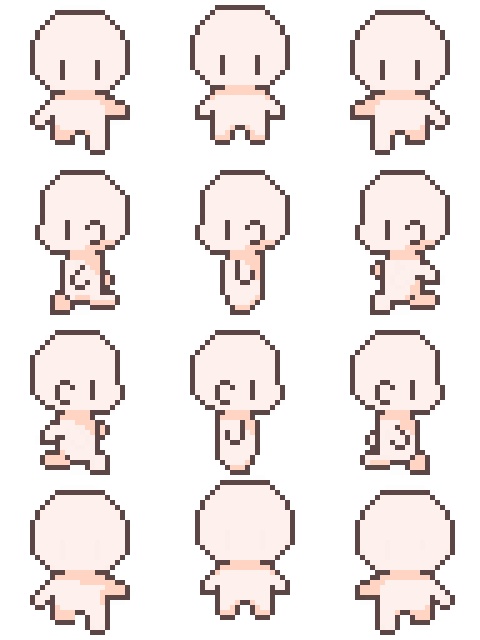 【pictSQUARE用】人型アバター素体