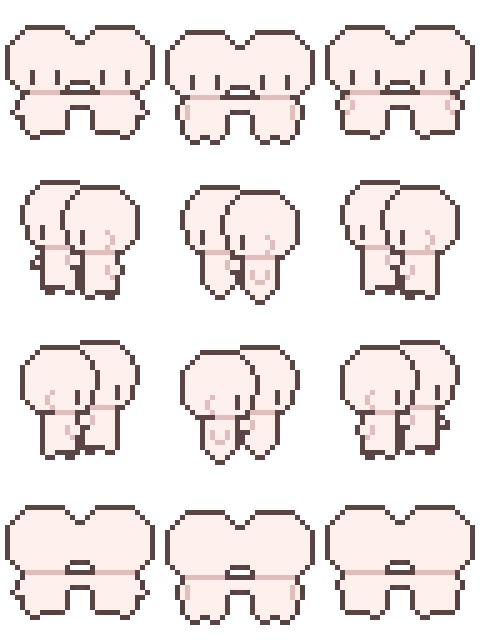 【pictSQUARE用】手繋ぎアバター2