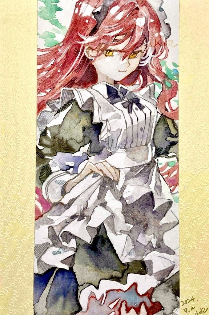 アナログ原画(かおる)