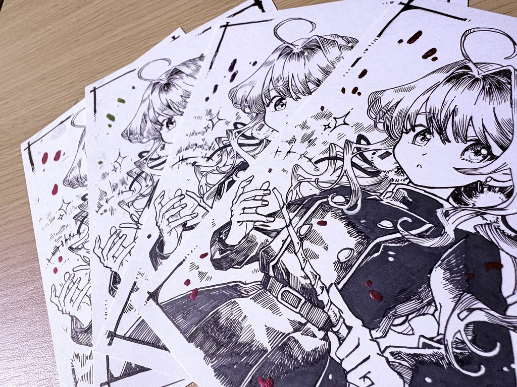 アナログ原画「まつり」